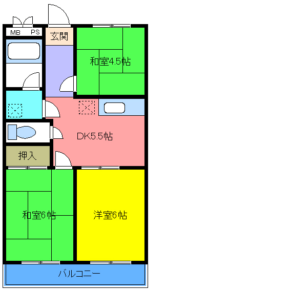 第３光マンションの間取り