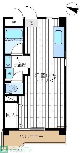 ライオンズマンション市ヶ尾第２の間取り