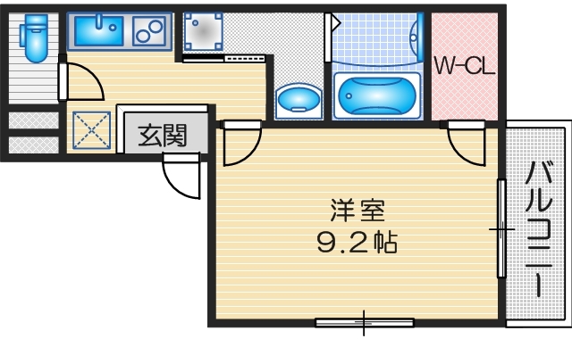 フジパレス吹田清和園II番館の間取り