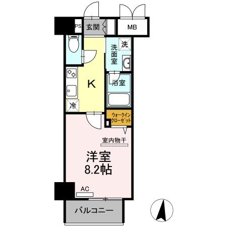 テゾーロ行橋の間取り