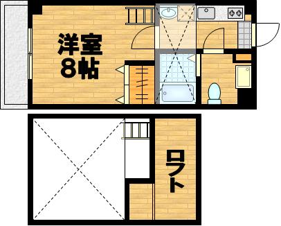 ノーザンライツ宝ヶ池の間取り