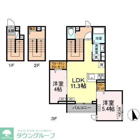 （仮）D-ROOM堀切５丁目の間取り