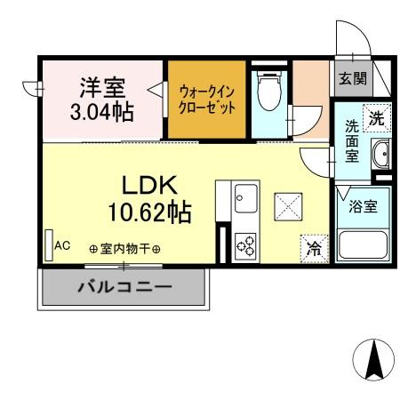 アルシオネ林町の間取り