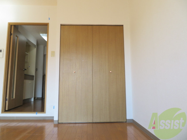 収納　クローゼット。荷物がたくさんあっても問題ないですね。