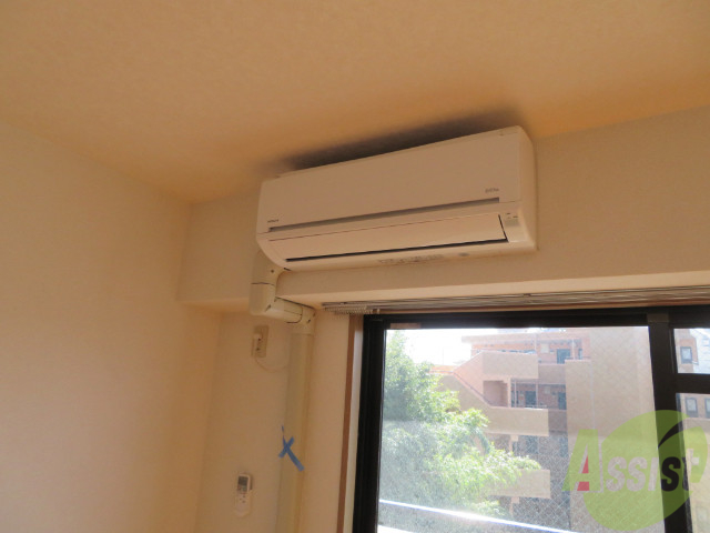 その他設備　エアコンが設置してありますので、寒暖対策もばっちり。