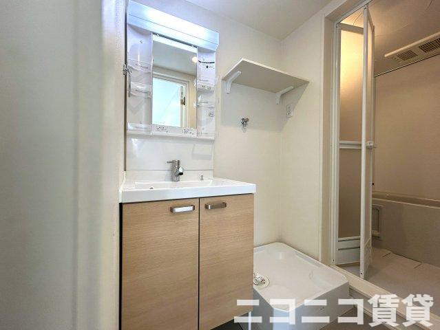 洗面設備　モデルルームの為、現状を優先致します。