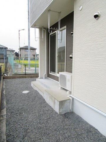 庭　お庭の付いた物件です