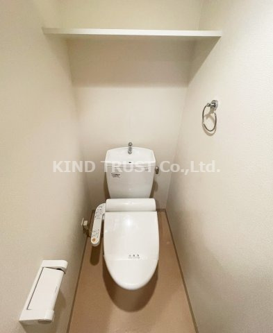 トイレ　ゆったりとした空間のトイレです