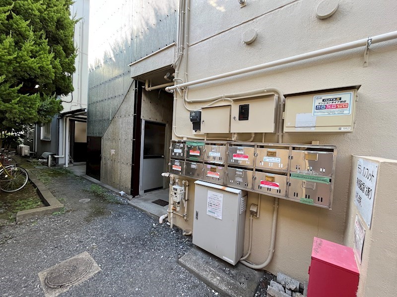 エントランス　集合ポストです。