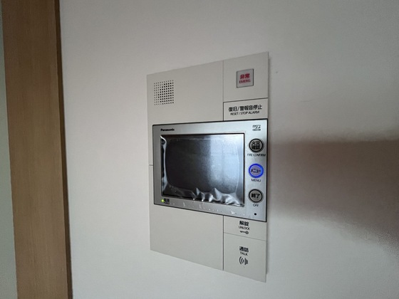 セキュリティ　※別部屋の写真です