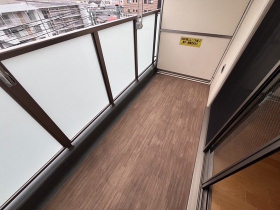 バルコニー　※別部屋の写真です