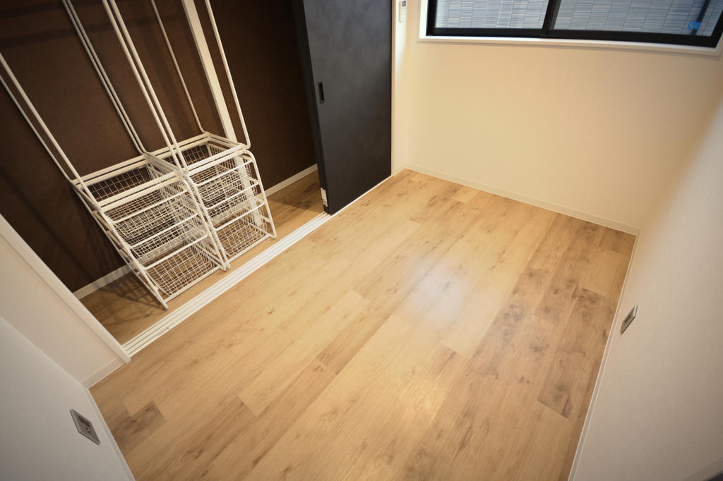 収納　ベッドも余裕で置けます。