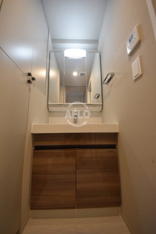 洗面設備　アーバネックス大阪城北　洗面所