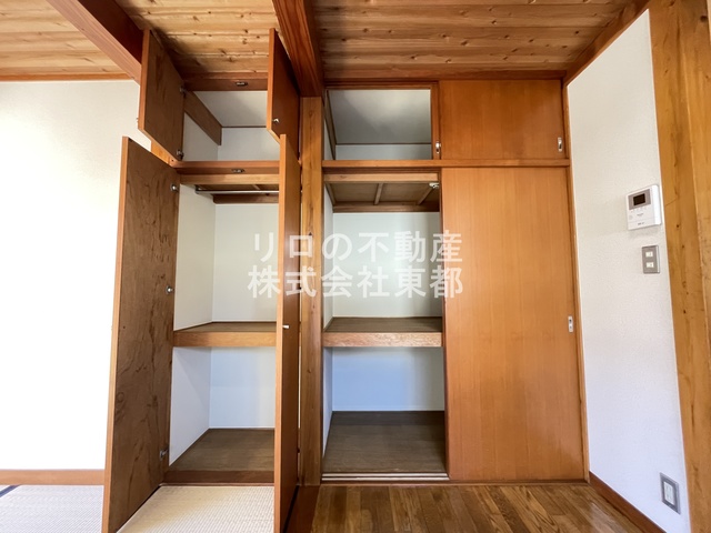 収納　奥行のある収納付です！増えがちな荷物をもスッキリ収納できます