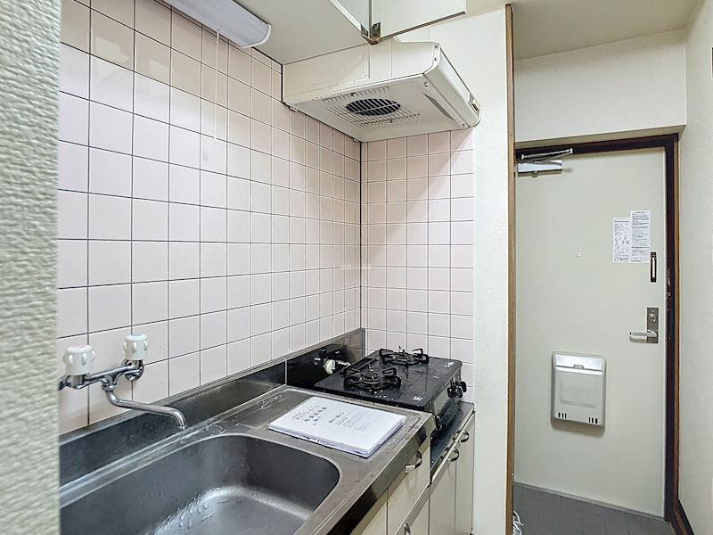 キッチン　ガスコンロは設置無し