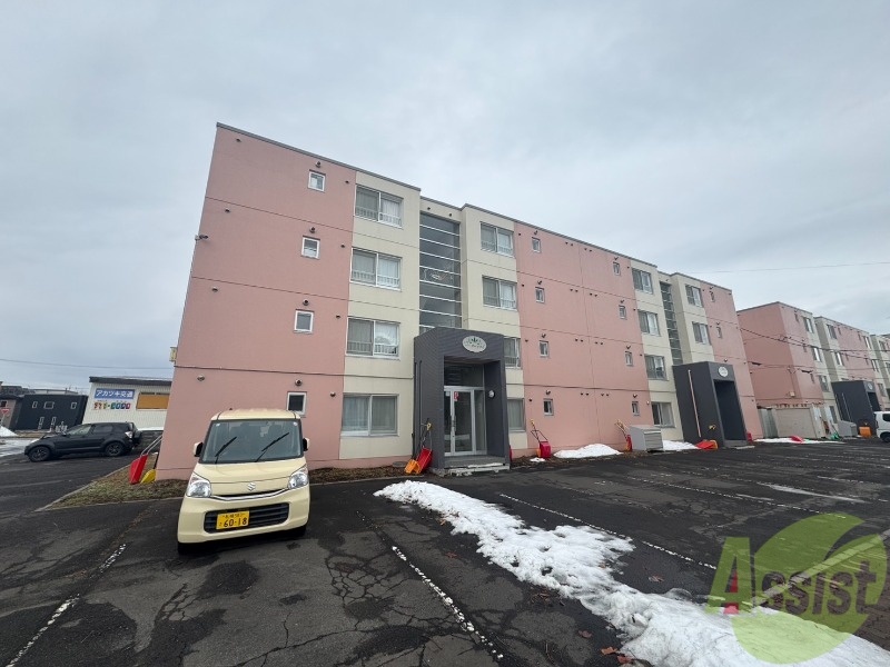 建物外観　札幌市北区百合が原「パークハイツＡ棟」