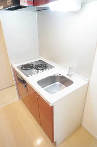 キッチン　グリル付き2口ガスキッチン♪