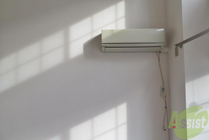 その他設備　エアコンがついて引越し初日から便利ですね。