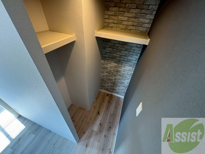 収納　洋室にはクローゼットがあるのですっきり片付きそうです。