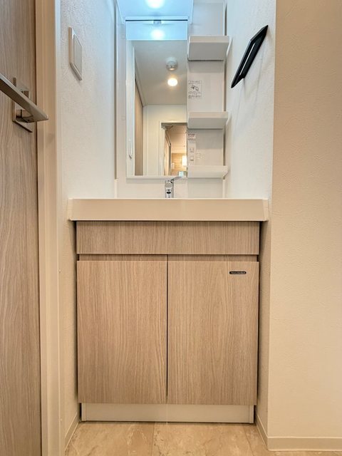 洗面設備　同施工会社新築参考画像