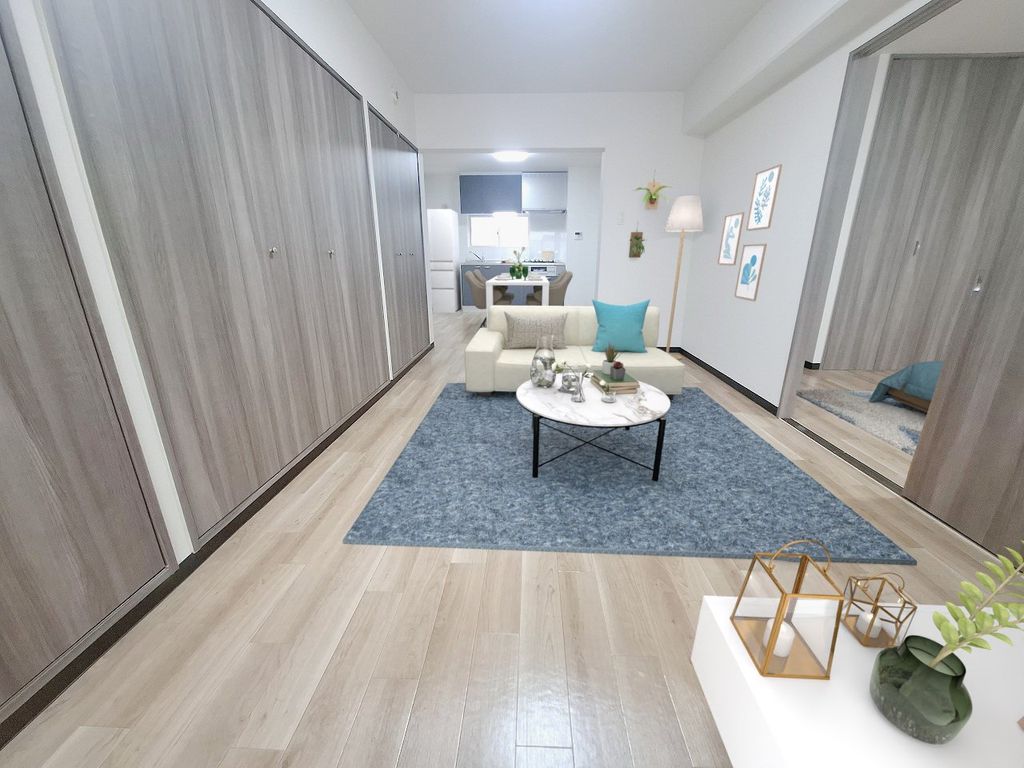 居室・リビング　家具家電はイメージです。