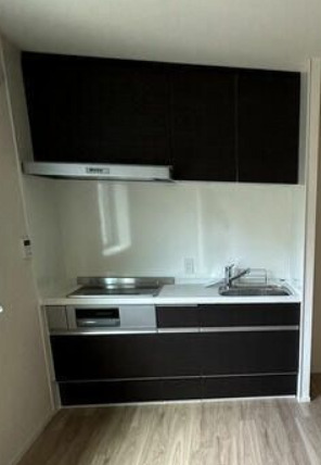 キッチン　コンパクトなキッチンで掃除もラクラク