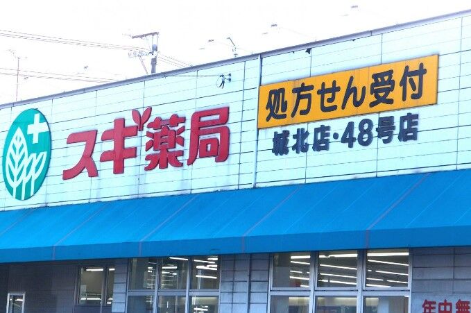 ドラックストア　スギ薬局城北店（ドラッグストア）まで872m