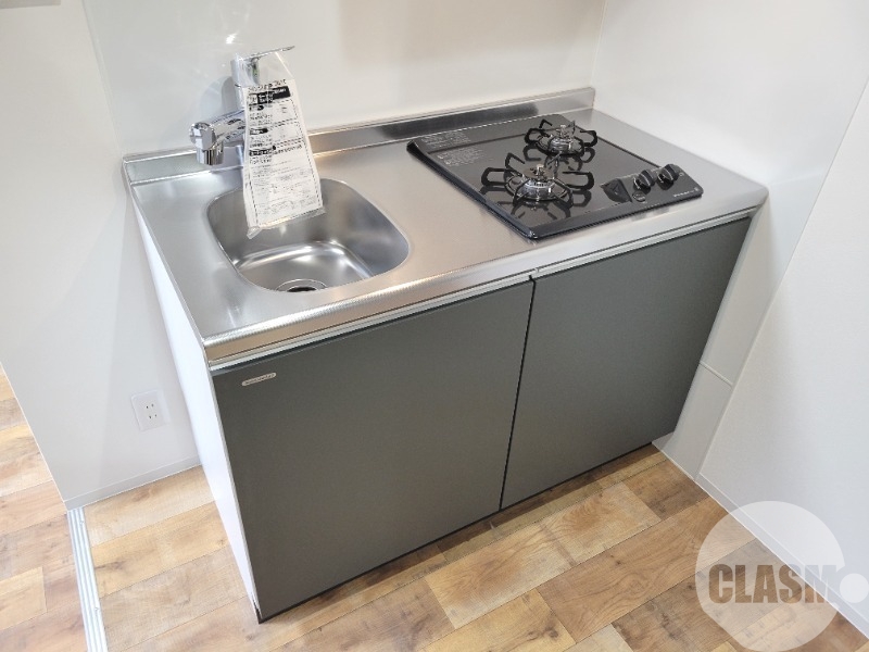 キッチン　２口コンロのシステムキッチン♪