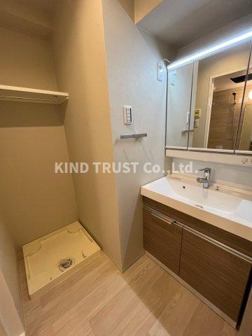 洗面設備　使いやすい洗面所です