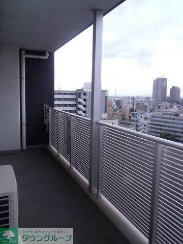 バルコニー　最上階の眺めのいいバルコニー