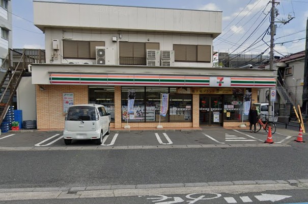 コンビニ　セブン‐イレブン 市川宝店（コンビニ）まで489m