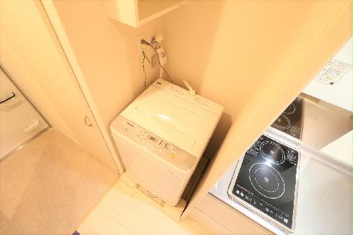 その他　室内洗濯機完備によりお手軽に引越しが可能！