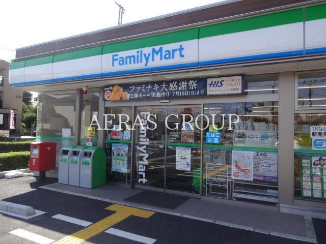 コンビニ　ファミリーマート川口朝日店（コンビニ）まで107m