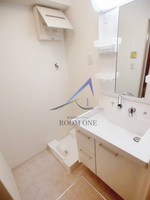 洗面設備　洗面台です。