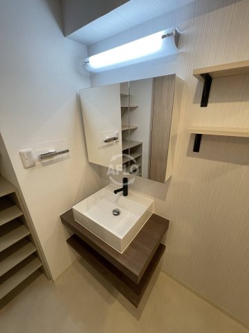 洗面設備　プリマール阿波座　独立洗面台