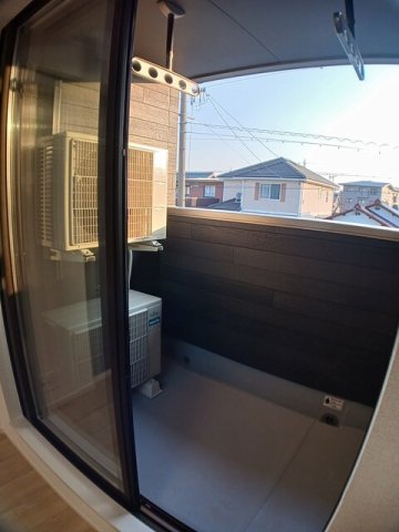 バルコニー　広々としたバルコニーです
