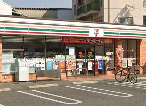 コンビニ　セブンイレブン広島羽衣町店（コンビニ）まで347m