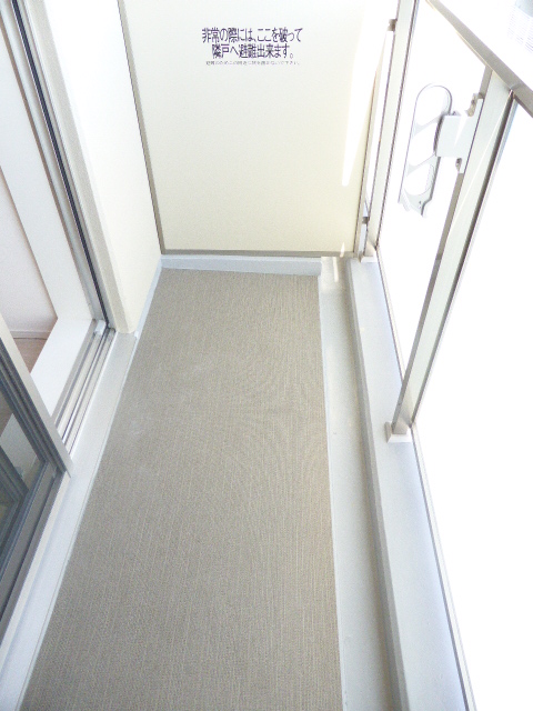 バルコニー　落ち着いた時間を過ごせるバルコニーです