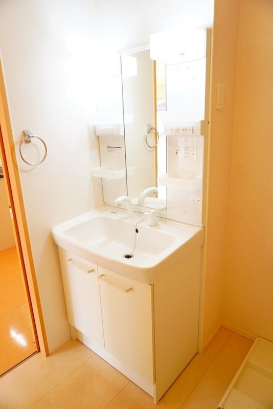 洗面設備　お掃除にも便利なシャワードレッサー