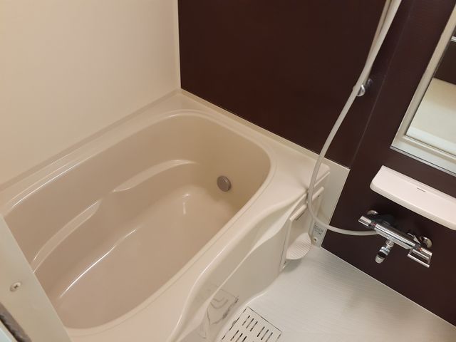 バス・シャワールーム　鏡のついた浴室