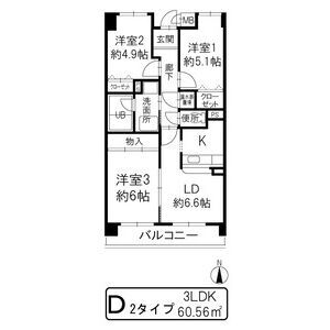 ミリアドリーブス群山の間取り写真