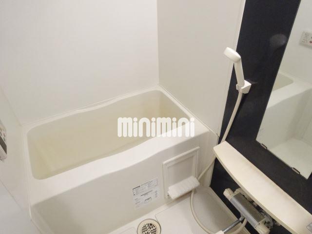 洗面設備　シャワー付きの洗面台です。