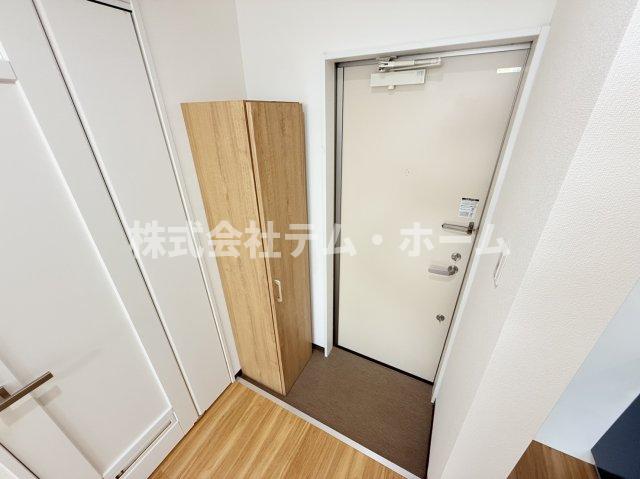 玄関　収納もある玄関です