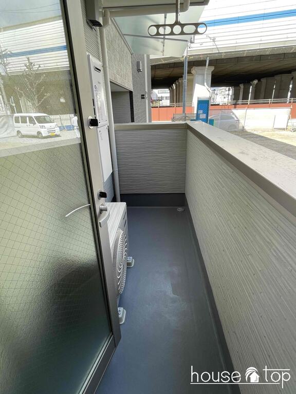 バルコニー　実際のお部屋の写真です