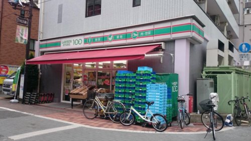 コンビニ　ローソンストア100　蒲田西口店（コンビニ）まで607m