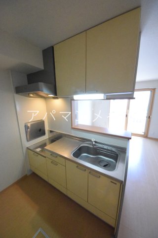 キッチン　ガスコンロ設置可
