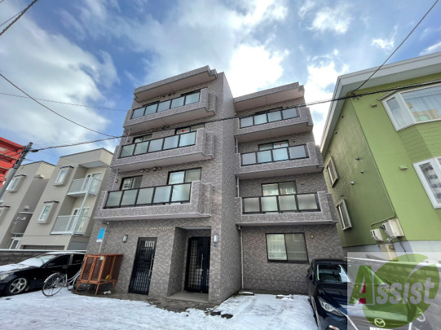 建物外観　札幌市中央区南５条西「シャトーアンジュラス」