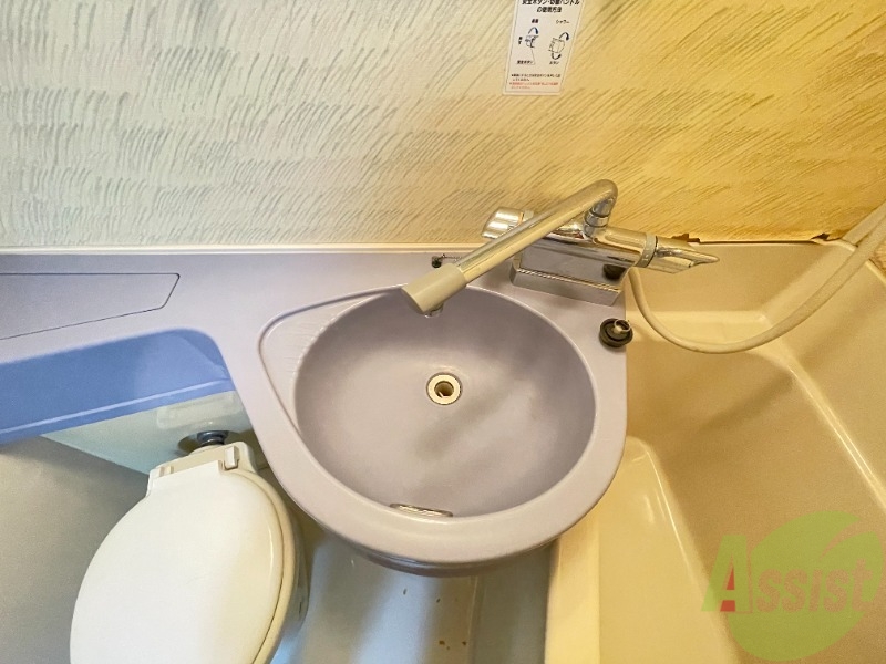 洗面設備　使いやすいシングルレバーです（^^）／