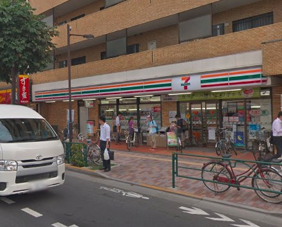 コンビニ　セブンイレブン長原店（コンビニ）まで428m