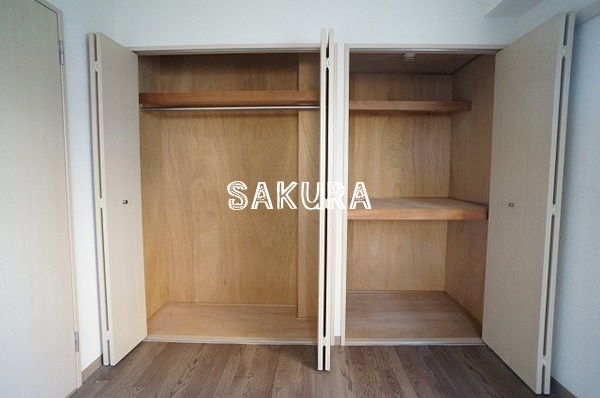 収納　お荷物の多い方でも安心のクローゼット付き♪
